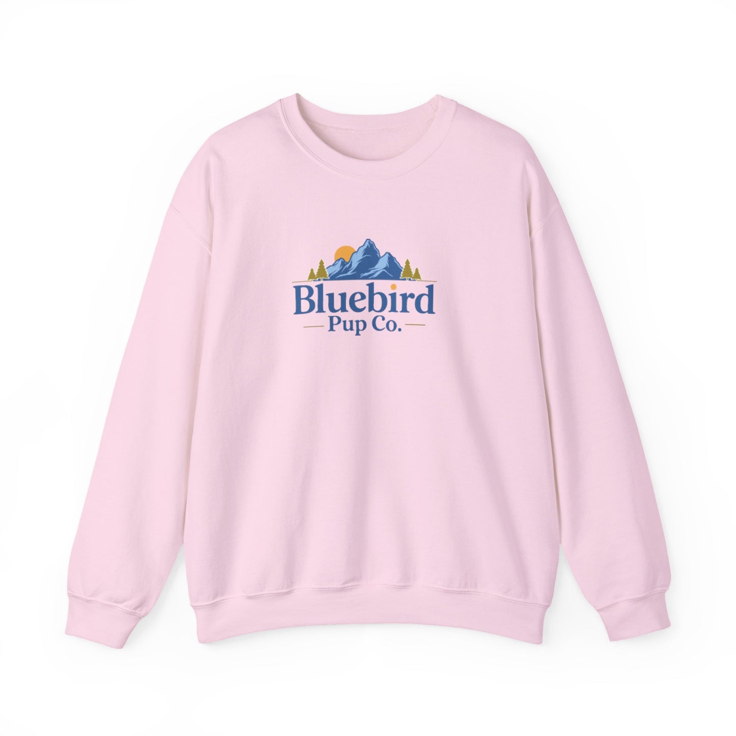Bluebird Pup Co. Crewneck Sweatshirt - Mountain Logo Dog Lover Pullover