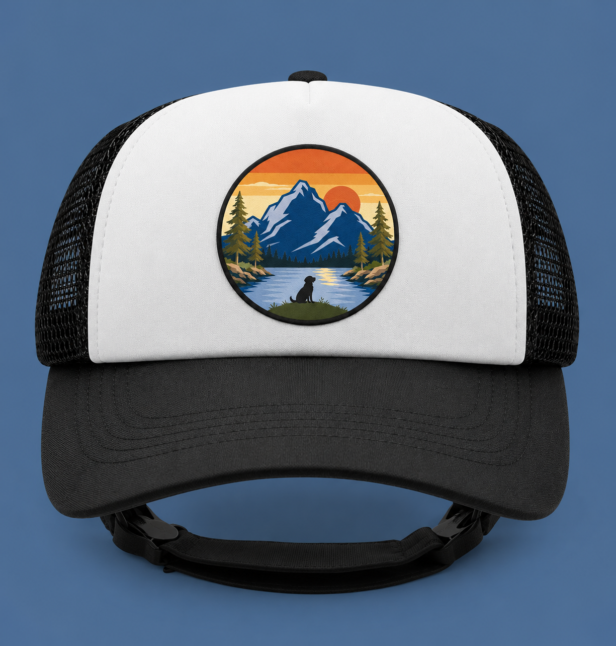 Black Trucker Hat for Dogs