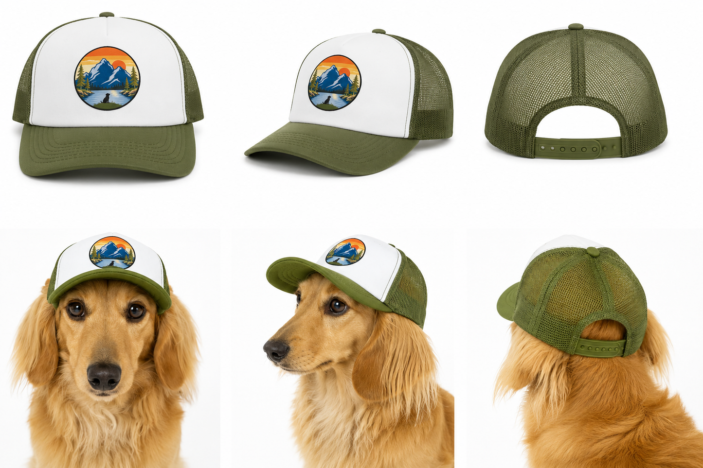 Trucker hat for dogs